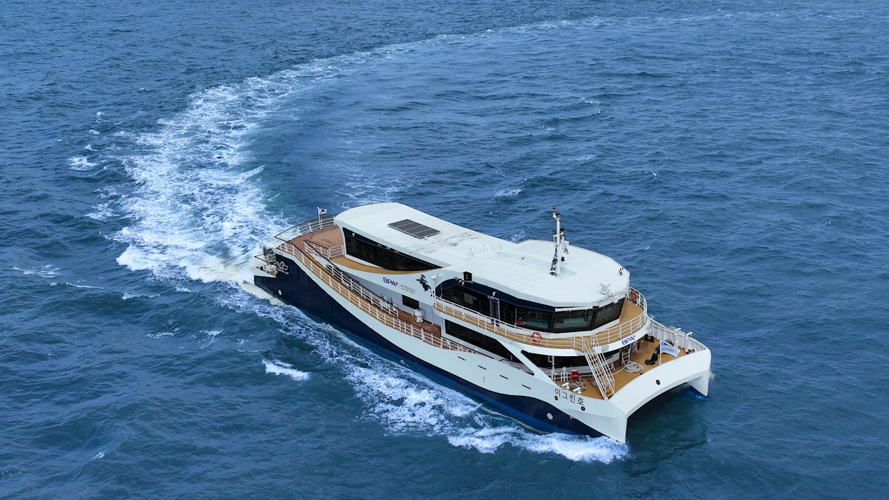 韩国首艘由ABB驱动的国有全电动渡轮